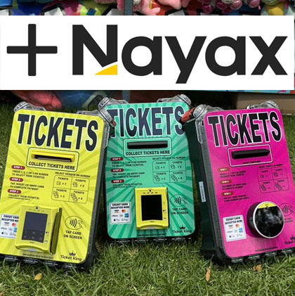 Ticket Kiosk with NAYAX payment device